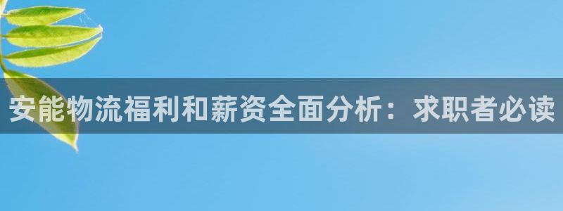 28圈加拿大下载：安能物流福利和薪资