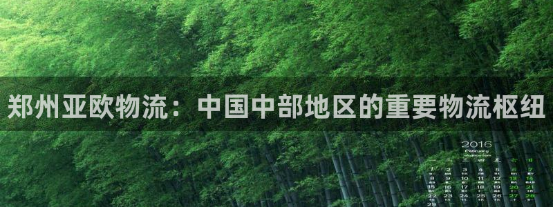28圈取保：郑州亚欧物流：中国中部地