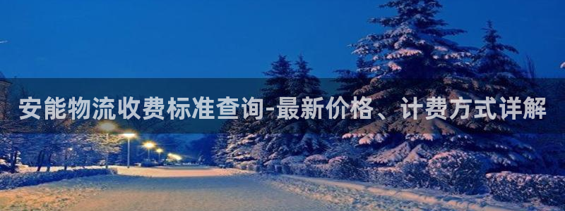 28圈里的财神：安能物流收费标准查询